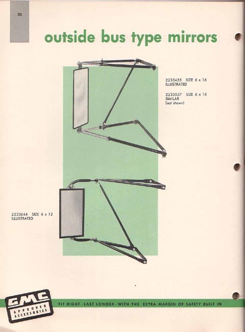 1956 GMC Accesories Brochure Page 9